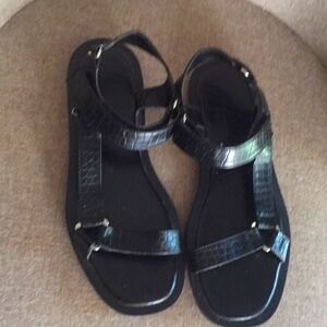 Zara Black Sandals